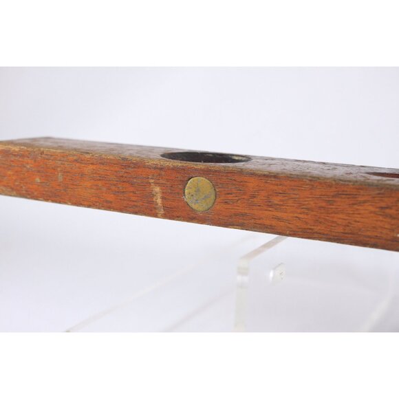 English 24" Solid wood and brass spirit level, vintage Parry & Bott Ltd - Picture 6 of 7